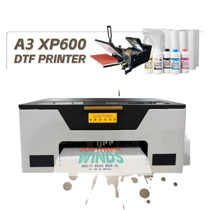 Free Shipping A3 UV Direct to Film (DTF) Printer High Quality Customized Design A3 Size UV Printing Machine for Cup Wraps