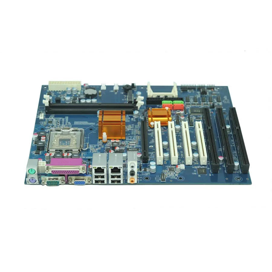 Brand New G41 with 3 ISA Atx Industrial Lga 775 Socket Motherboard 3 ISA Slot Winxp Win2000 Win7 System Support  Q9650 CPU