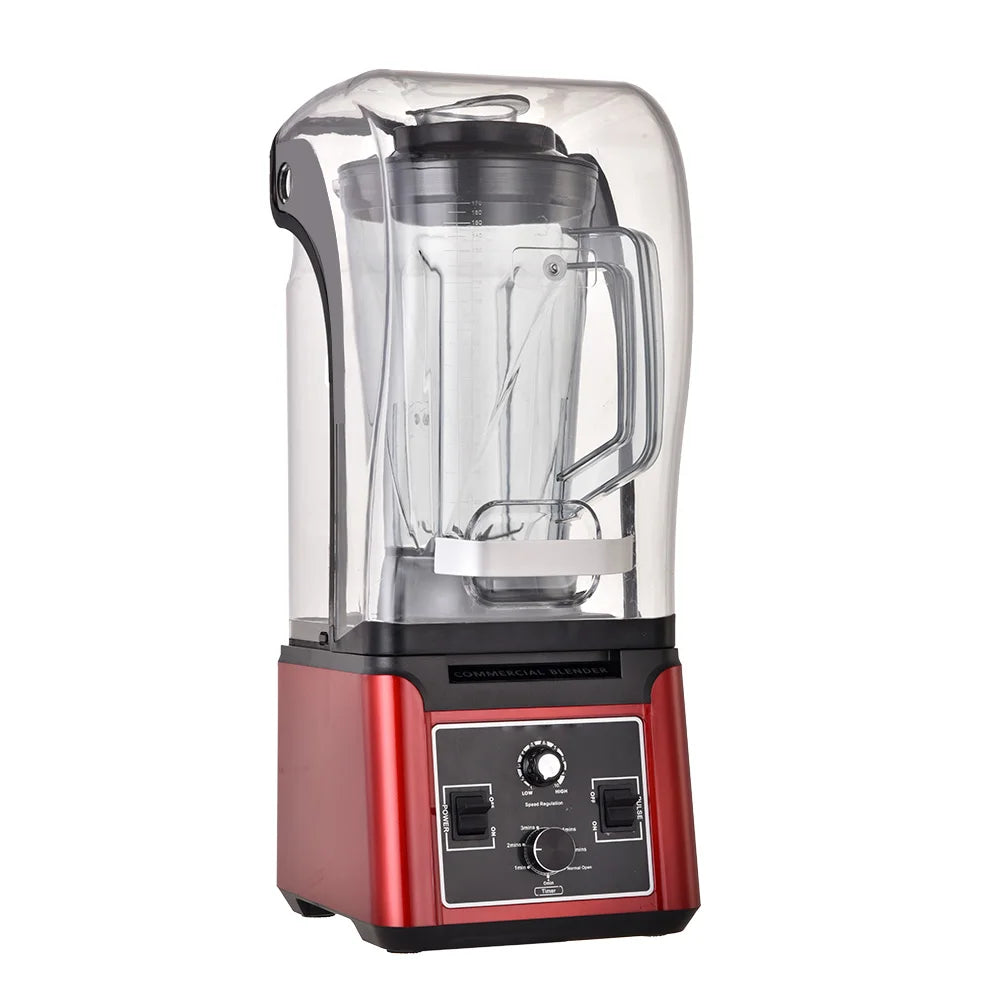 Ideagree 2500W Commercial Blender 4L Jar 10-Speed Stainless Steel Blades Tritan BPA-Free Low Noise Soundproof Hotel Household