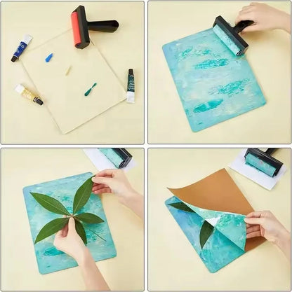 Arts Gel Printing Plate Clear Gel Printmaking Tool Monoprinting Supplies Reusable Print Plate Gel Printmaking Plate for Crafts