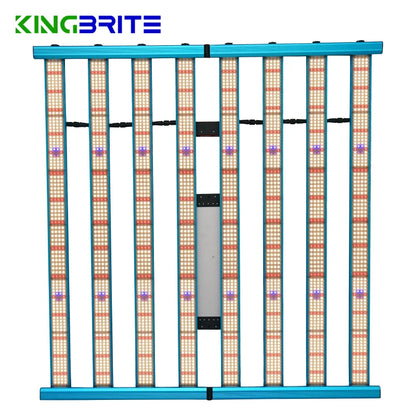 KingBrite 800W LED Grow Light for 5x5 Tent with LM301H/LM281B+Pro and Added UVA and Far Red 660nm 730nm Royal Blue 460nm