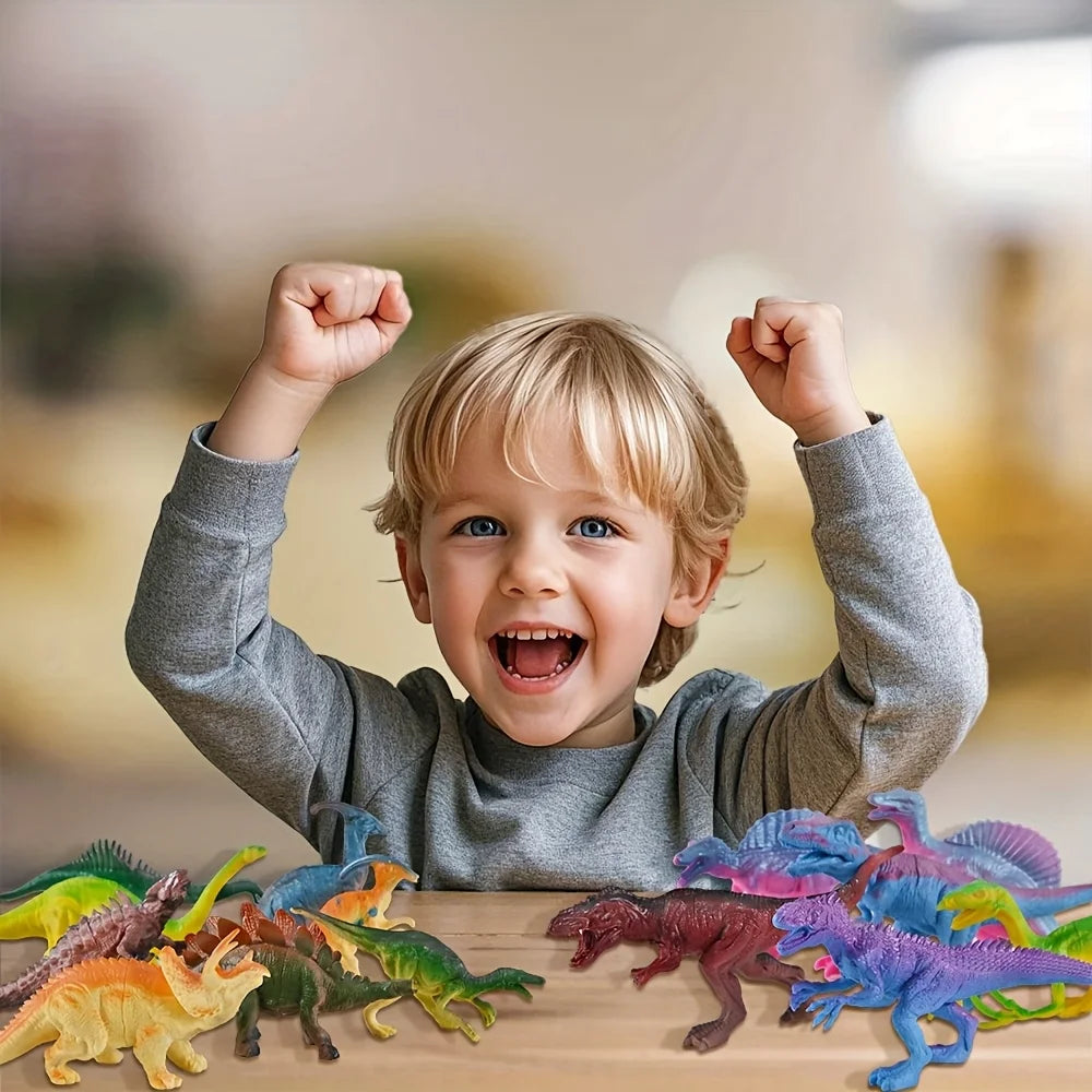 Children's Dinosaur Toy Set, Children's Animal Toys, Sturdy and Durable Toys, Dinosaurs, Jurassic Dinosaurs Set
