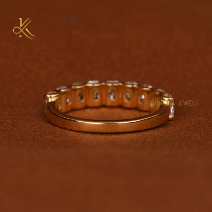 Lab Grown Diamond Wedding Band | Sparkling Couples Ring | Elegant Symbol of Eternal Love Jewelry