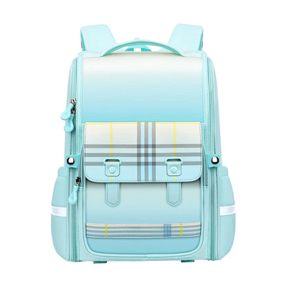 Waterproof Polyester Ultra-Light 20-36L Large Capacity with Air Cushion Belt Soft Handle England Style School Backpack
