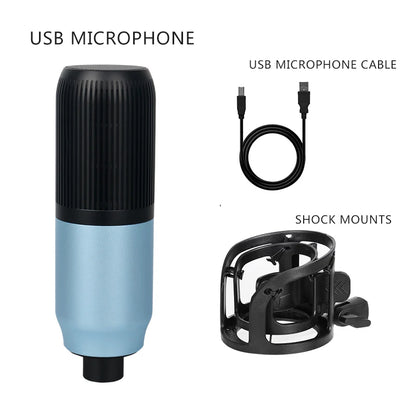 2021 Popular Production USB Microphone   Blue Gold NC 80 Studio  Condenser Microphone