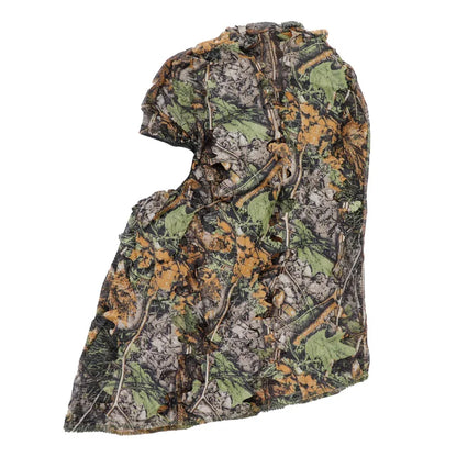 New Ghillie Suit Ghillie Camouflage Leafy Hat 3D Full Face Mask Headwear Turkey Camo Hunter Hunting Accessories