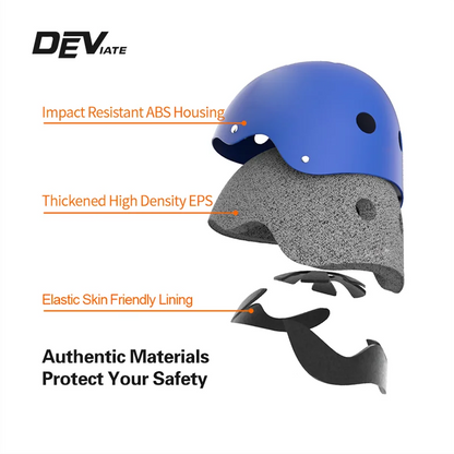 New Low Price DEVIATE WX-001 Plum Blossom Children's ABS EPS Bicycle Helmet CE EN1078 CPSC Certified 11 Air Vents Riding