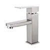 Single-Hole on Stage Stainless Steel Brass Basin Faucet Hot and Cold Metered Faucet for Bathroom and Living Room for Hotels