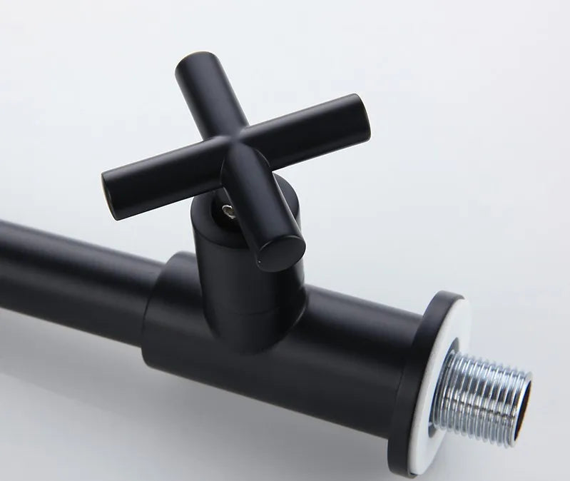 Wholesale Modern Brass and Black Basin Faucet - Single Handle Bathroom Vanity Mounting Tap
