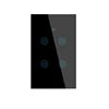 LangYeao US WiFi Smart Wall Light Switch 1/2/3/4 Gang Touch Panel with Neutral Wire Compatible with for Tuya App & Smart Life