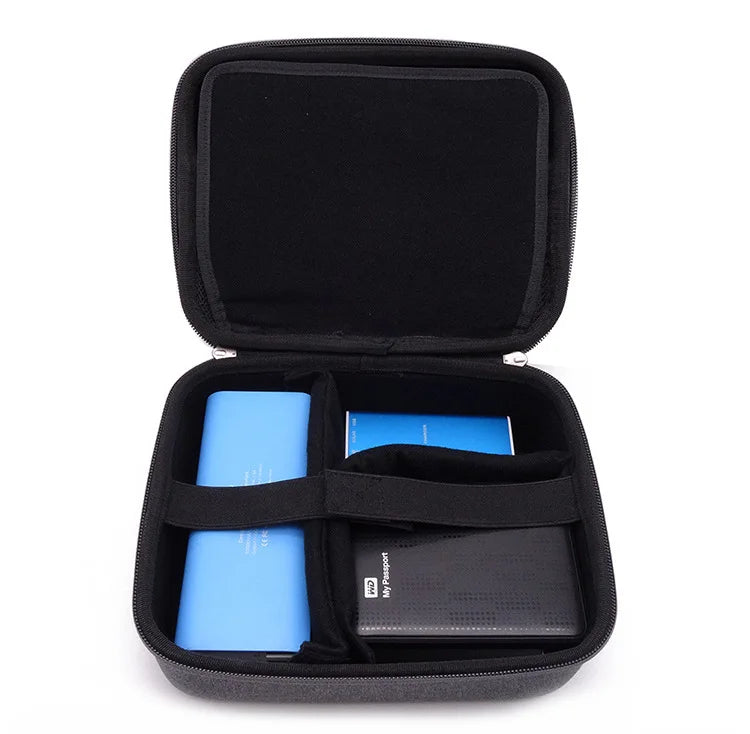 GHKJOK 3.5 inch Large HDD USB Flash Drive external hard disk case Cable Organizer Bag Carry Case usb flash disk GH1603