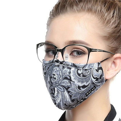 Korean Cotton Face Mask Anti-Dust Mask Respirator with Activated Carbon Filter Anti Dust Black Kpop Glasses Mask On The Mouth