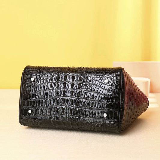 2025 New Luxury Trendy High Quality Crocodile Pattern Shoulder Bag for Women, Large Capacity Fashionable Handbag by PDG ibma