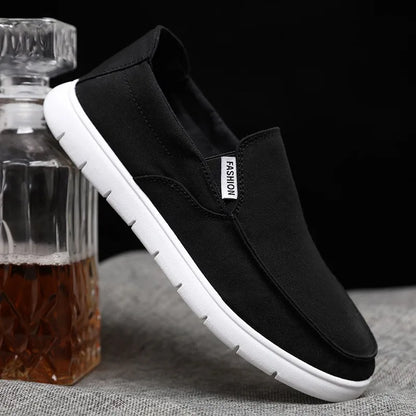 Canvas Shoes, Men's Shoes, Summer New Breathable Fitting Shoes, Men's Trend Versatile Casual Flat Shoes, Men's Casual Shoes