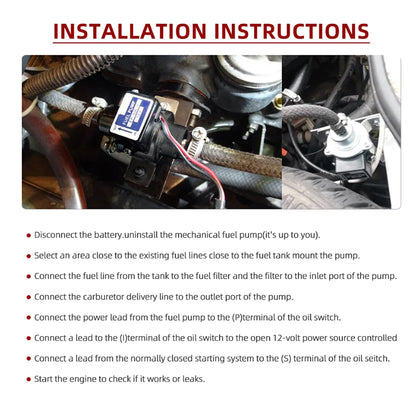 Diesel Petrol Gasoline 12V Electric Car Fuel Pump EP500-0 EP5000 035000-0460 EP-500-0 Car Accessories