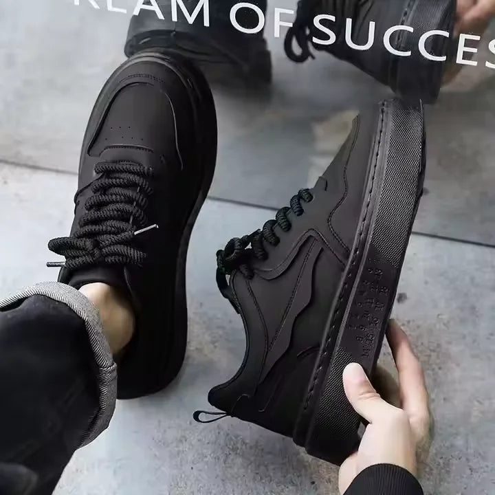 Men's Spring New Style Men's Versatile Sports and Leisure Thick Soled Anti slip Board Shoes Work Breathable Trendy Shoes