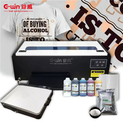 G200 Mini DTF Printer Ep L805 A4 Size DTF Printer Sublimation Pigment Ink Multicolor Automatic Digital Printer New Condition