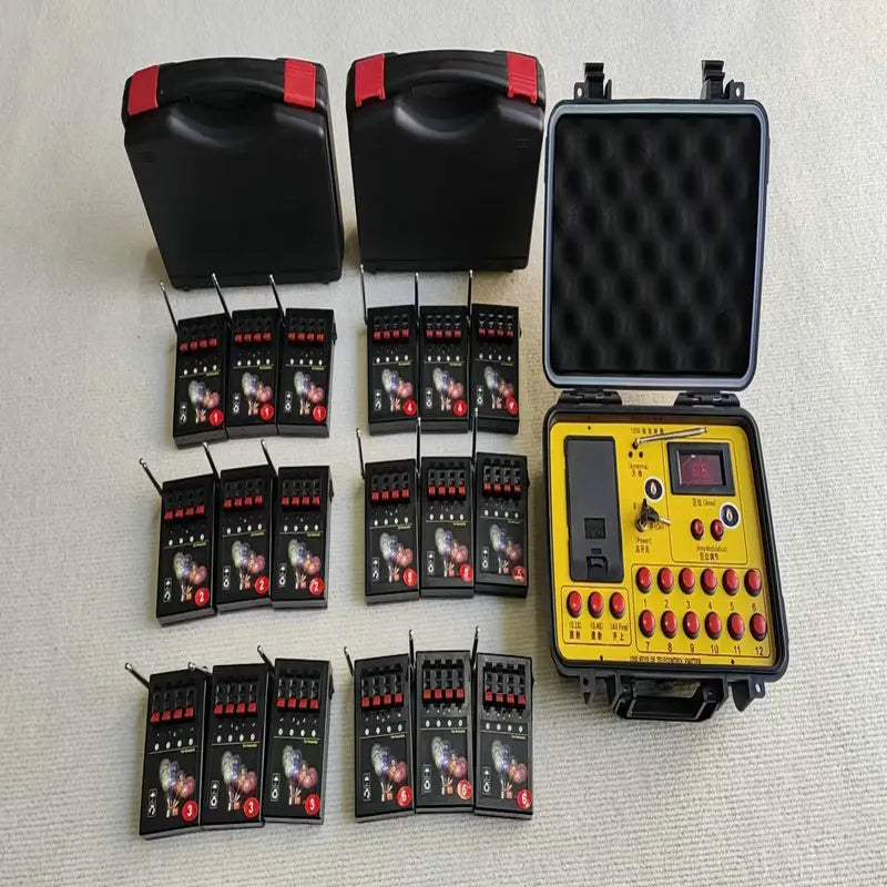 Wholesale 72 Channels AM04R Wireless Electric Igniter Transmitter Remote Control CE 72 Cue Ignition Fireworks Firing System