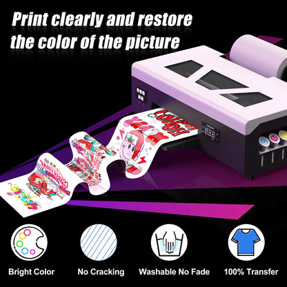 EU Hot Sale L805 L800 Head A4 Impresora Digital Printer T Shirt Textile Printing Machine Heat Transfer Printer A4 DTF Printer