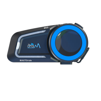 Multiplayer Intercom MaxTo M6S Motorcycle Helmet Headset 1000  for 8people  Intercom Range
