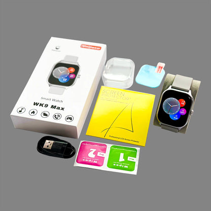 Wk9 Max Smartwatch HD Large Screen Waterproof Iwo Reloj Smart Watch Series 9 Fitpro APP Montre Relogio Ultra 9 Smart Watch