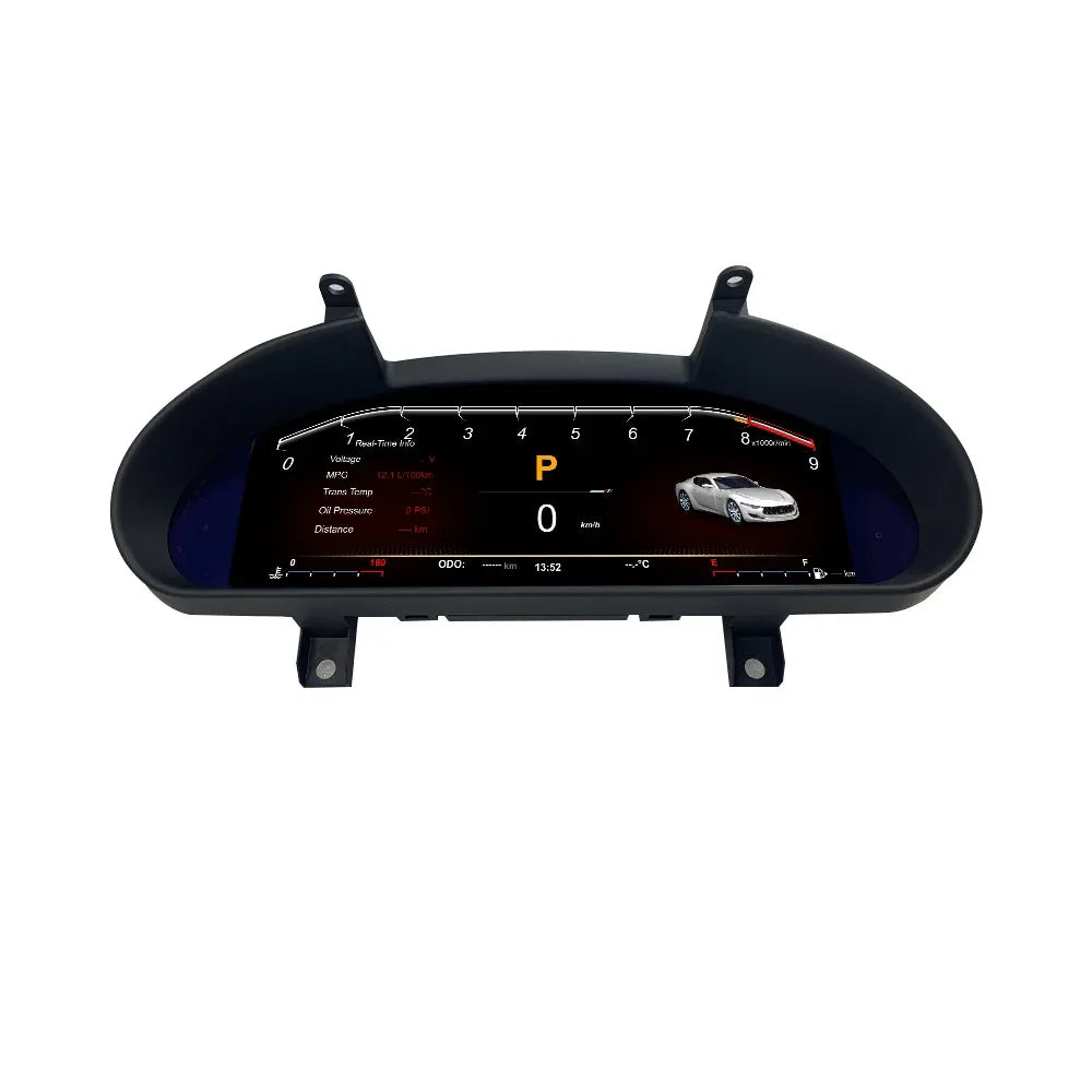 12.3 Inch Digital Cluster for Maserati GTGC 2007-2017 Full LCD Car Dashboard Instrument Panel Speed Meter LCD  Multimedia Player
