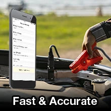 LAUNCH battery tester BST-360 BT 6V 12V 2000CCA analyzer test clip voltage detector for X431 device Android iOS