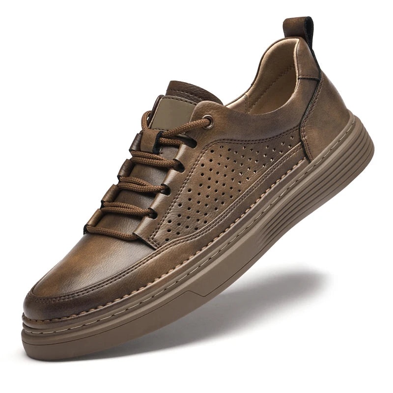 New Wholesale Classic Men Shoes Winter Real Leather Fashion Black Women's Sneaker 36-47 Top Cow Layers Make Your logo Brand Shoe