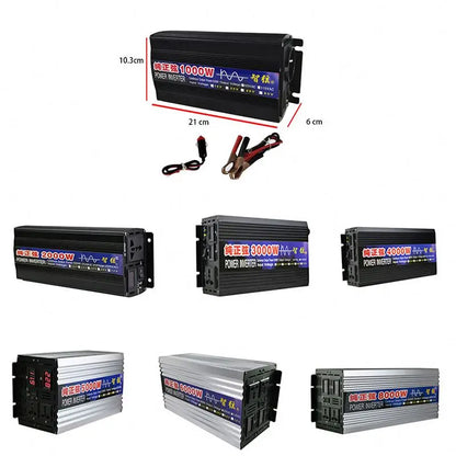 EX-factory Price 1000w UPS Power Inverter 12v 24v to 220v with Charger for Solar Use