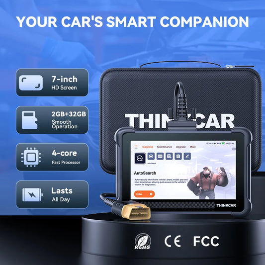 THINKCAR THINKSCAN 672 Bidirectional Scan Tool 7 Inch Screen TPMS Oil EPB DPF Reset Obd2 Scanner Diagnostic Tools by PDG ibma