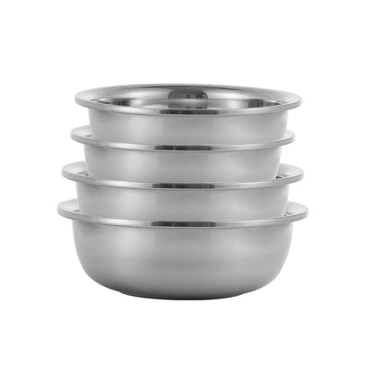 Multi Functional Stainless Steel Bowl Set Mixing Bowls Salad Stainless Steel Large Big Basin