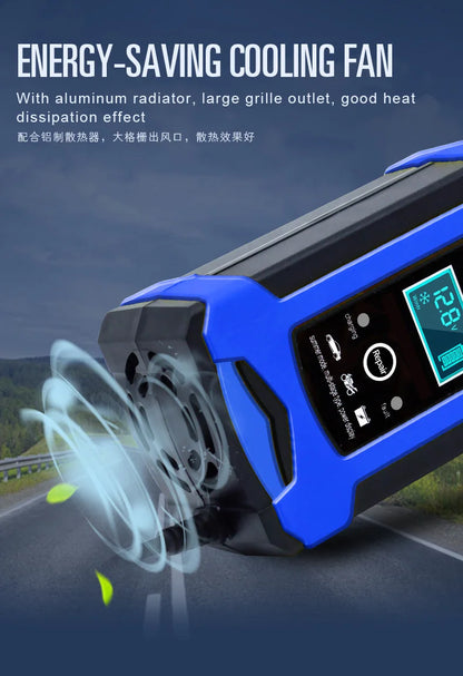 Latest Trending 12V 6A Automatic Smart Electric Battery Charger for Motorcycles and Cars-Dropshipping Product
