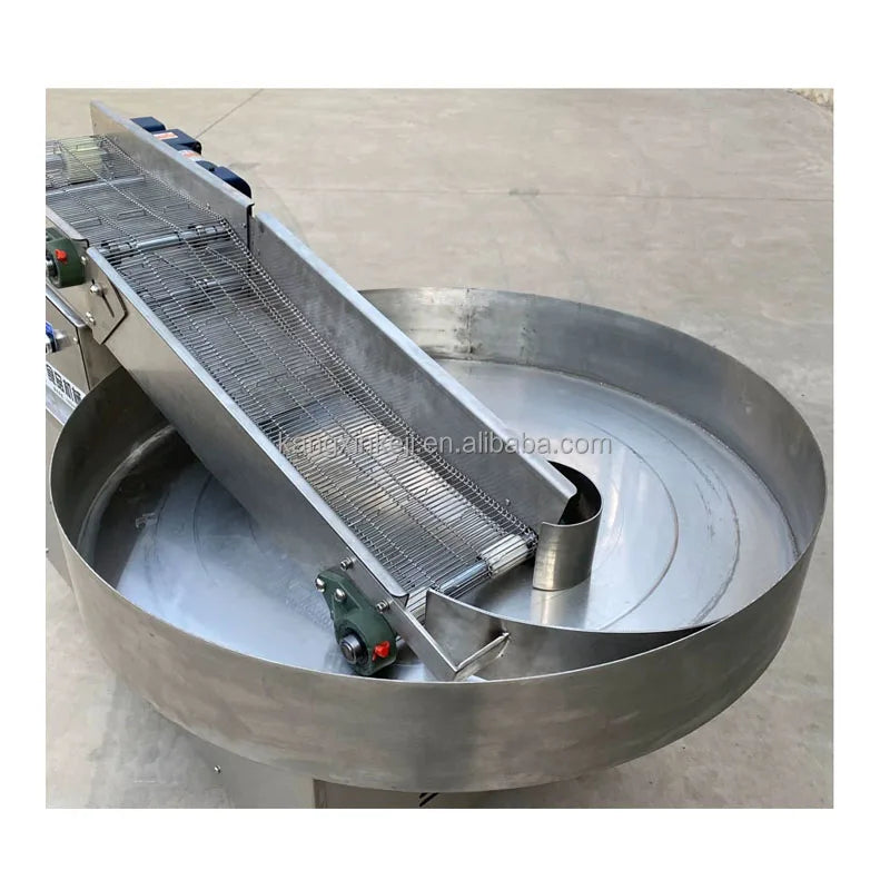 High Quality Dry Crumb Automatic Rotary Table Sesame Bread Crumbs Coating Machine
