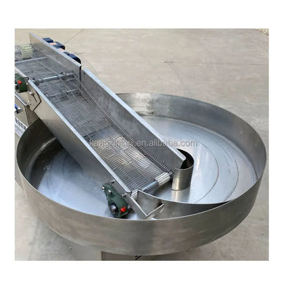 High Quality Dry Crumb Automatic Rotary Table Sesame Bread Crumbs Coating Machine