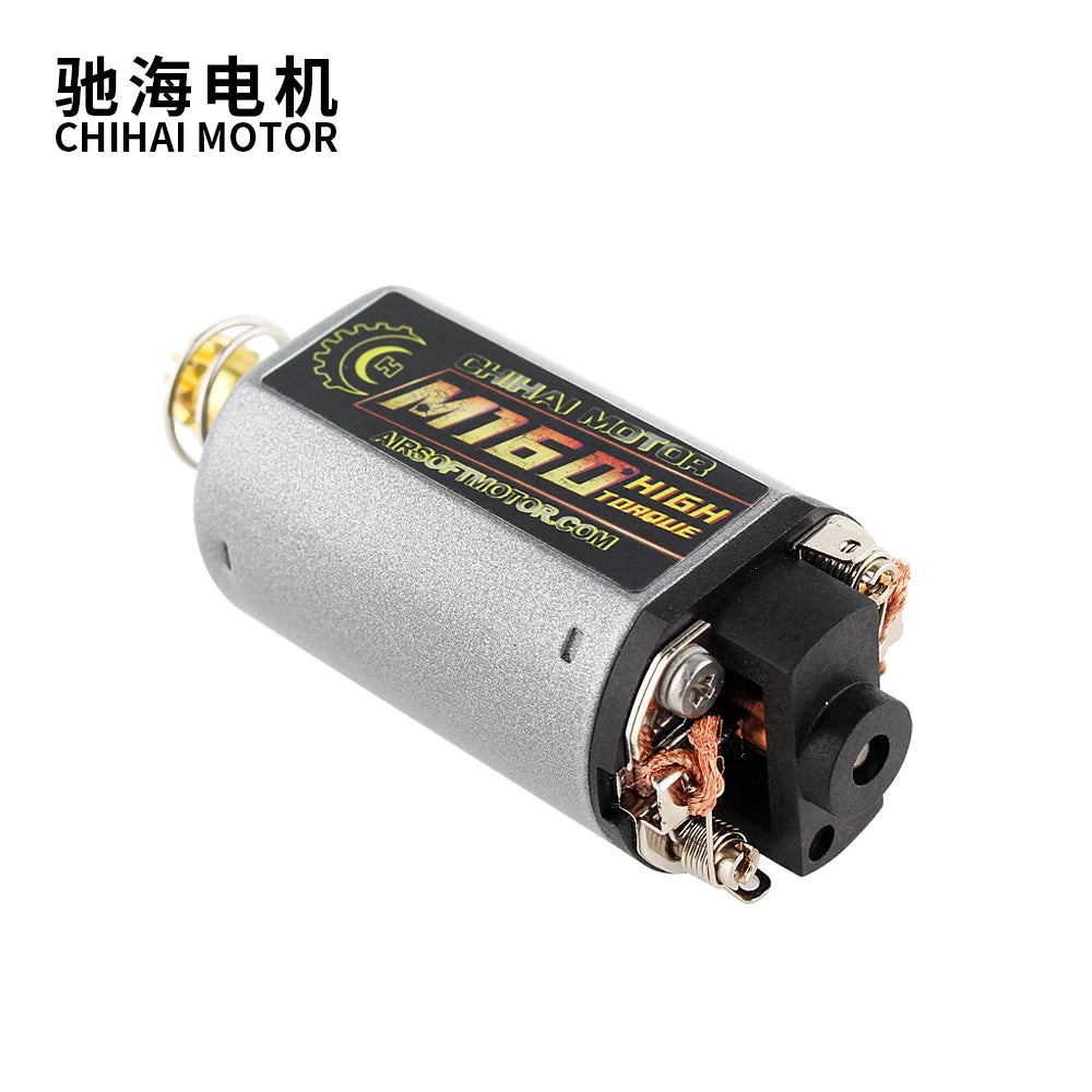 Chihai Motor CHF-480WA-22TPA M160 N35 NdFeB 25000RPM High Torque Motor AEG Motor Short Axis for Ver.3 Gearbox AK Series Airsoft