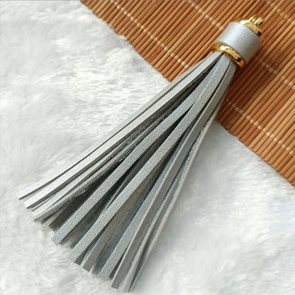 Length 10 cm Leather Tassel Artificial Leather Fringe for Festival Hangings Lantern Bag Bracelet Accessaries