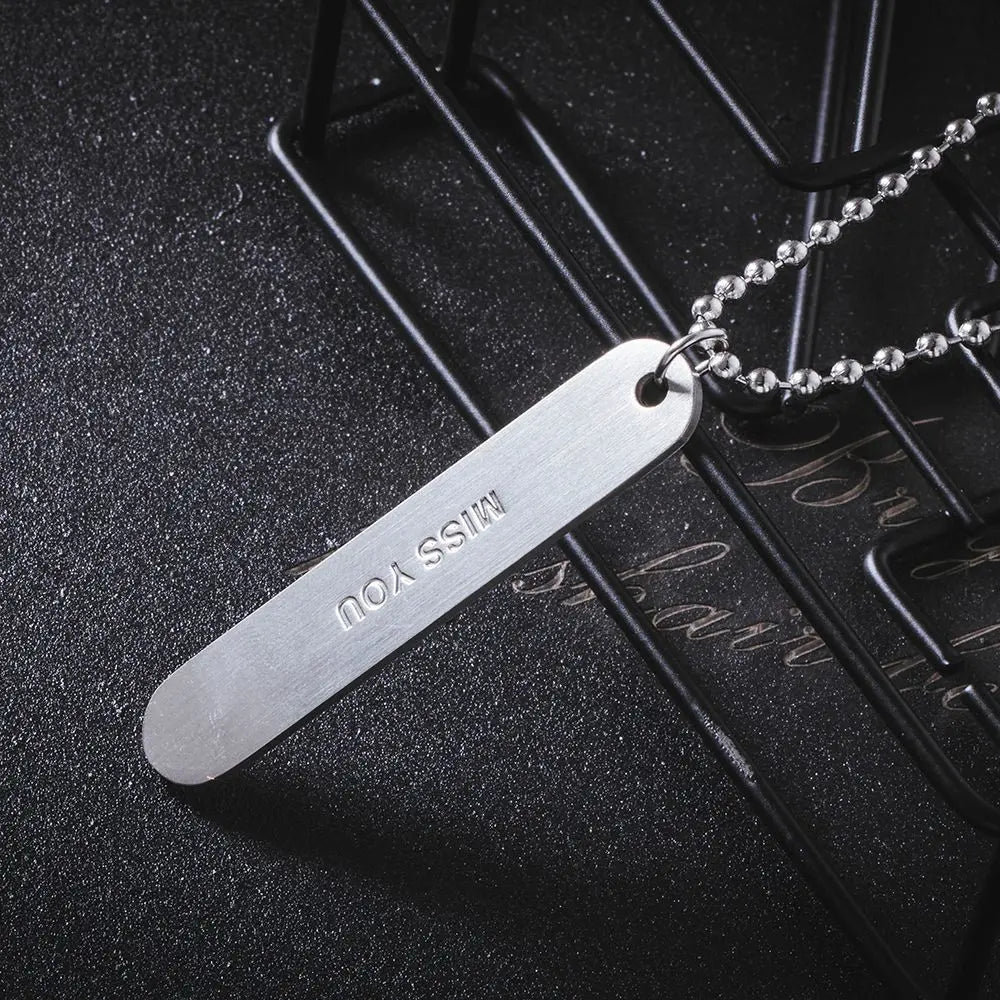 High-quality Stainless Steel Jewelry Trendy Minimalist Vintage Fashion Stainless Steel Custom Jewelry Wholesale Necklace