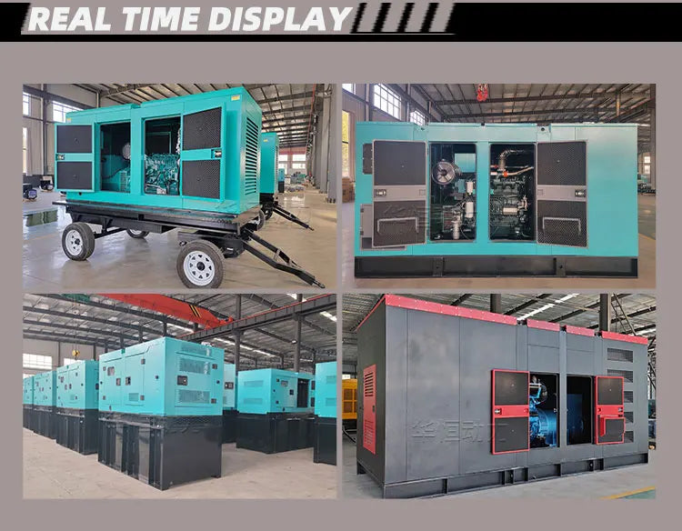 62.5 Kva Silent diesel Generators 50 kw Paired With Pure Copper Brushless Generator and Auto ATS