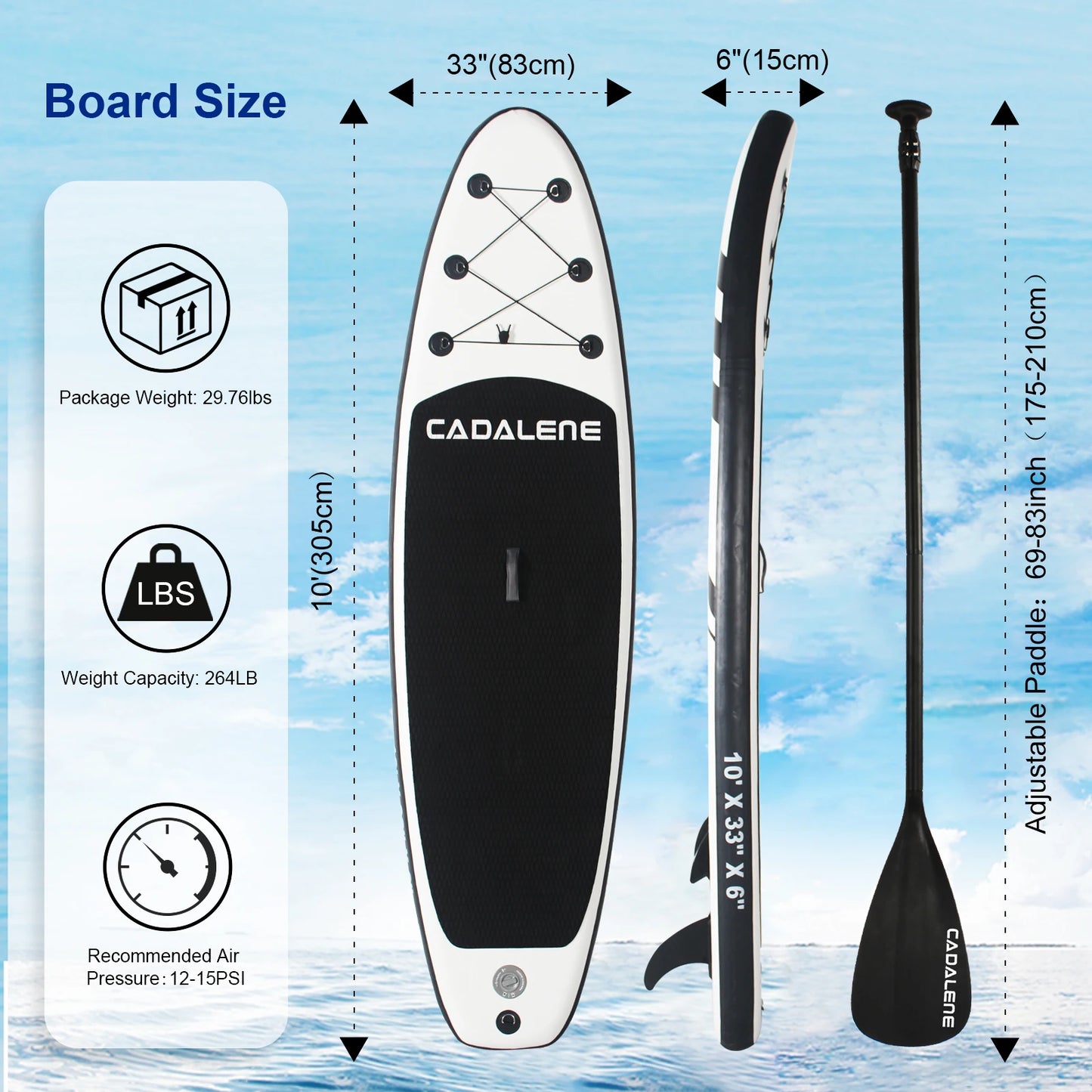 High Quality Unisex Inflatable Stand-Up Paddle Board for Fishing Touring Sup Board