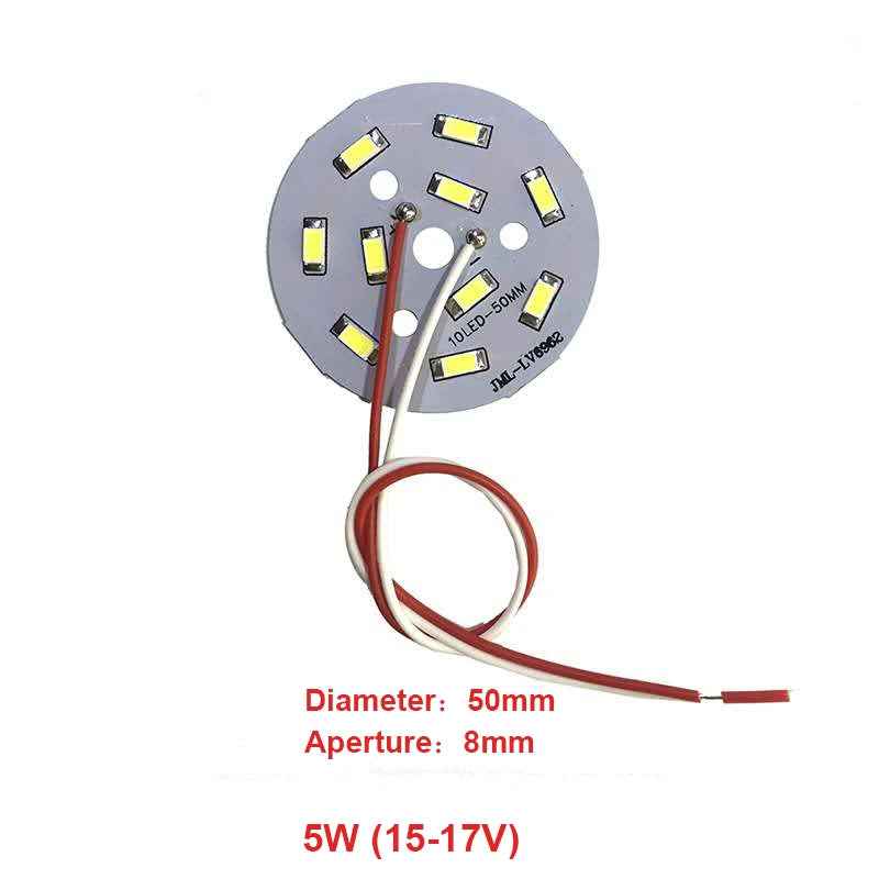 High Brightness LED 5730SMD Lamp Bead Light Board Bulb Round Transformation Light Source 3-18W 32-100MM Tile Wick Modified bulb