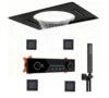 LED Full Body Smart Ceiling 4 Ways Function Digital Thermostatic Rainfall Waterfall Shower Jets System Set with Body Jets