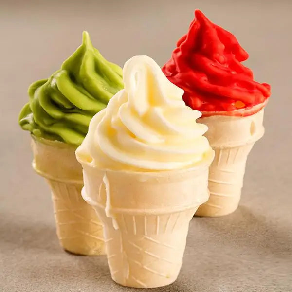 Commercial Automatic Table Top Ice Cream Machine 3 Flavors Soft Ice Cream for Sale Made with Fresh Milk