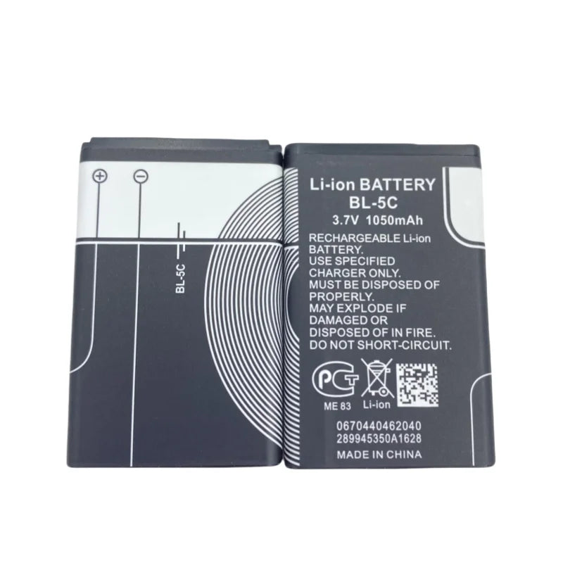 3.7V 800mAh Phone Battery for nokia Battery Bl-4c 6100 6300 6260 6125 Lithium Replacement Battery