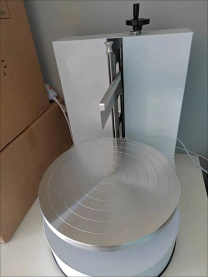 Baking Machinery Birthday Cake Plastering Machine  Cake Spreading Machine  Cream Coating and Baking Equipment