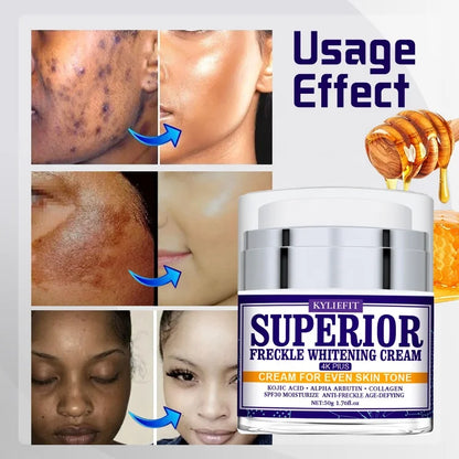 Own Brand Vitamin C Anti-aging and Wrinkles Anti Freckle Black Spots Whitening Face Cream in Saudi Arabia