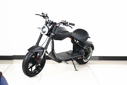Wide Fat Tire Off Road E Scooter Adult Electric Motorcycle Hydraulic Front Fork Dual Brake Outdoor Travel Mobility Moped