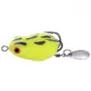 Soft Frog Fishing Lure 2.5CM 3G Double Hook Sequins Thunder Frog Rabbit Bait with Blade Tail Fishing Bait