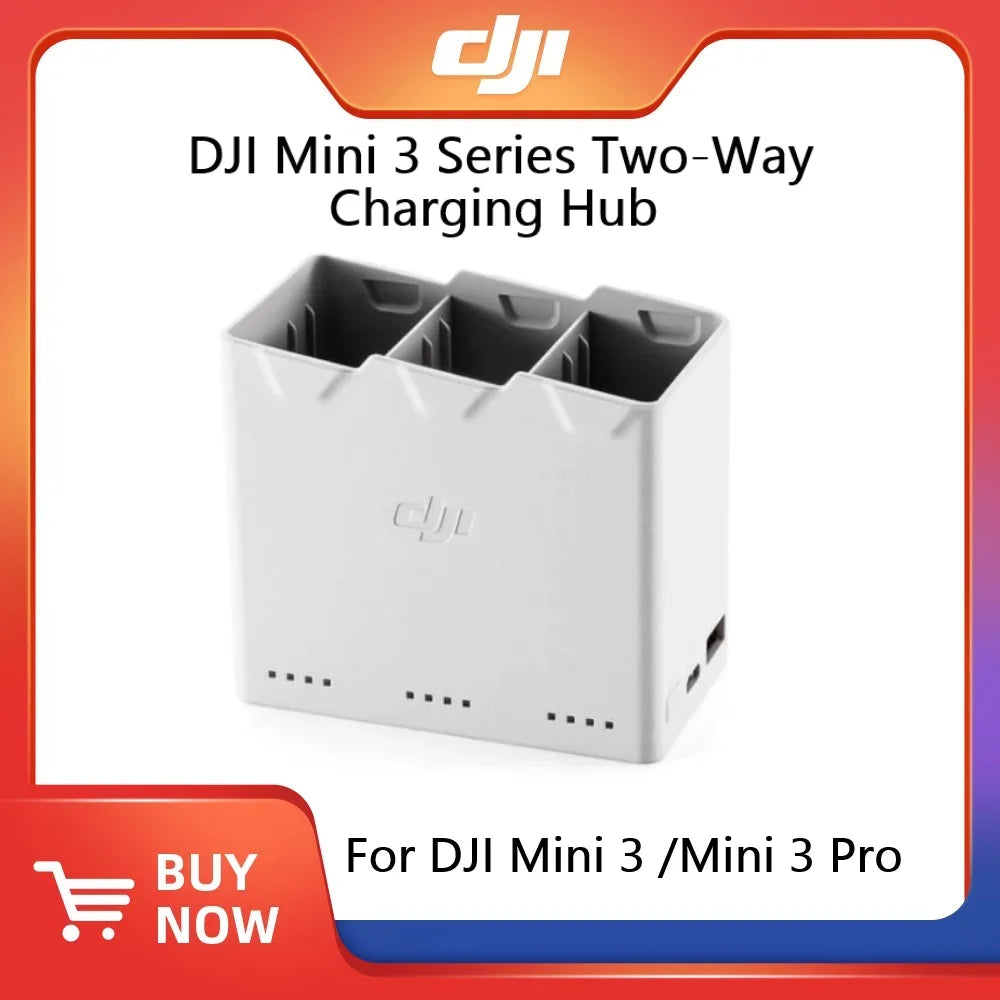 JHD Accessories for JHDDJI Mini 3 Series 2 Way Charging Hub Mini3 Mini 3 Pro Drone Battery Fast Charger Fully Charges in 3 Hours