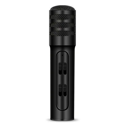 FREE Sample Professional BGN-C7 Dual Mobile Phone Karaoke Live Singing Microphone Built-in Sound Card Condenser Microphones