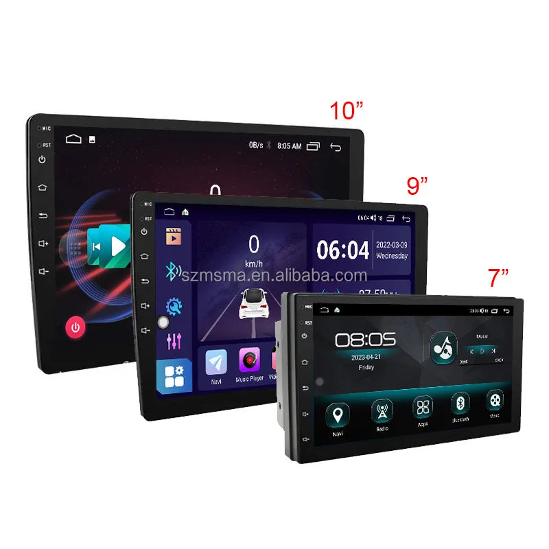 Android Touch Screen Auto GPS Car Multimedia Radio Stereo Video Dvd Player Car Media System Head Unit WIFI DSP BT